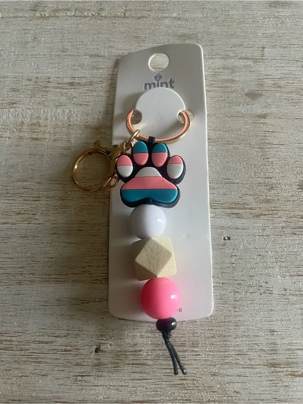 Paw Keychain Bag Charm - Pick One